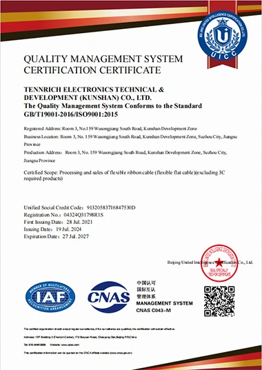 ISO9001 Certificate